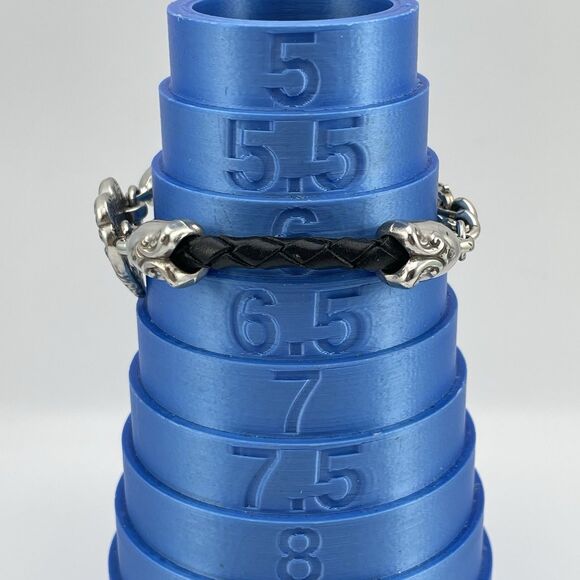 Vintage Retired Brighton Silver Tone Heart Braided Black Cord Love Bracelet - Picture 5 of 5